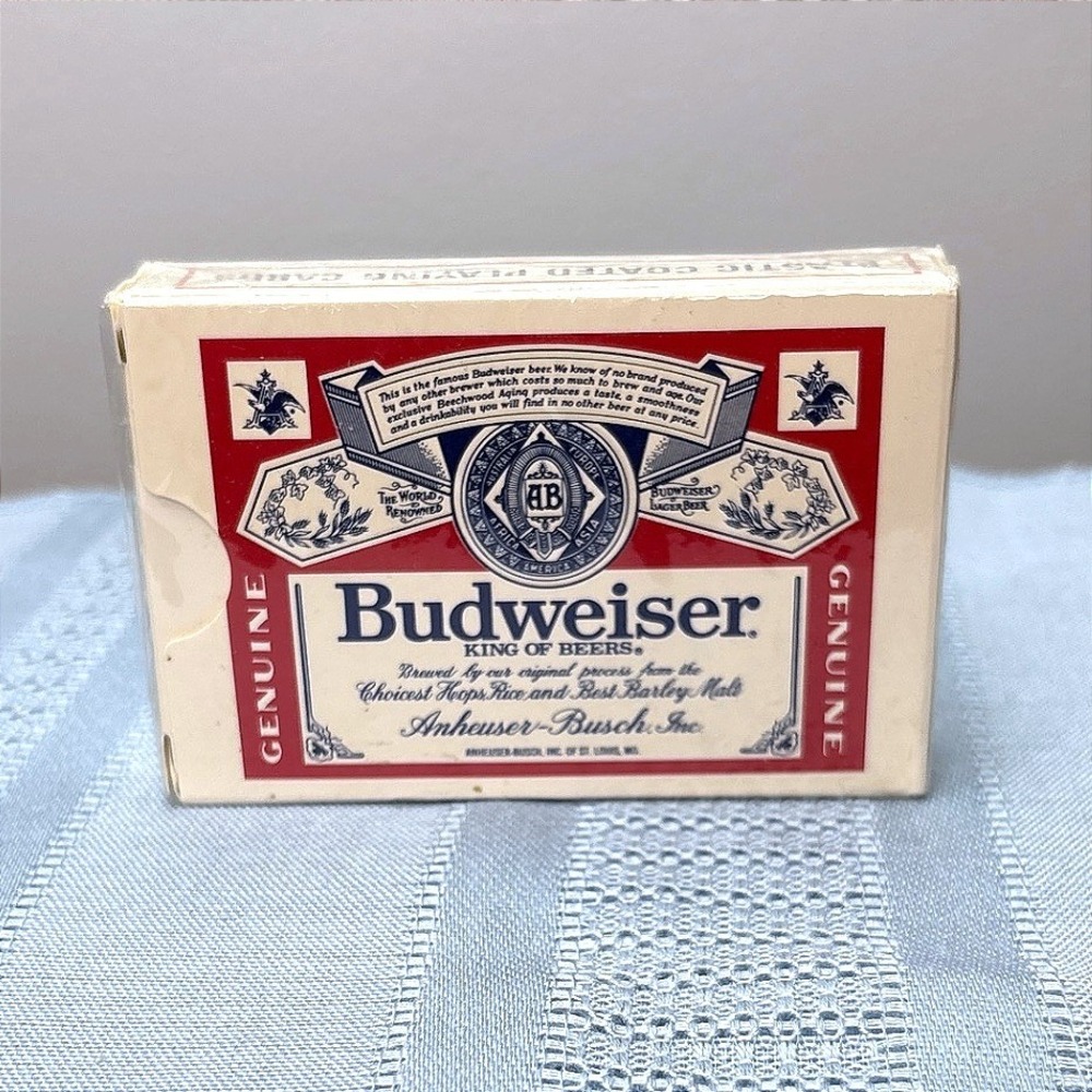 Vintage Budweiser King of Beers Playing Cards Anheuser-Busch Sealed Deck